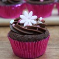 Pink Chocolate Cupcakes