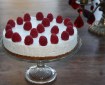Lemon raspberry cheesecake