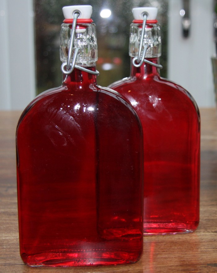 sloe gin bottles