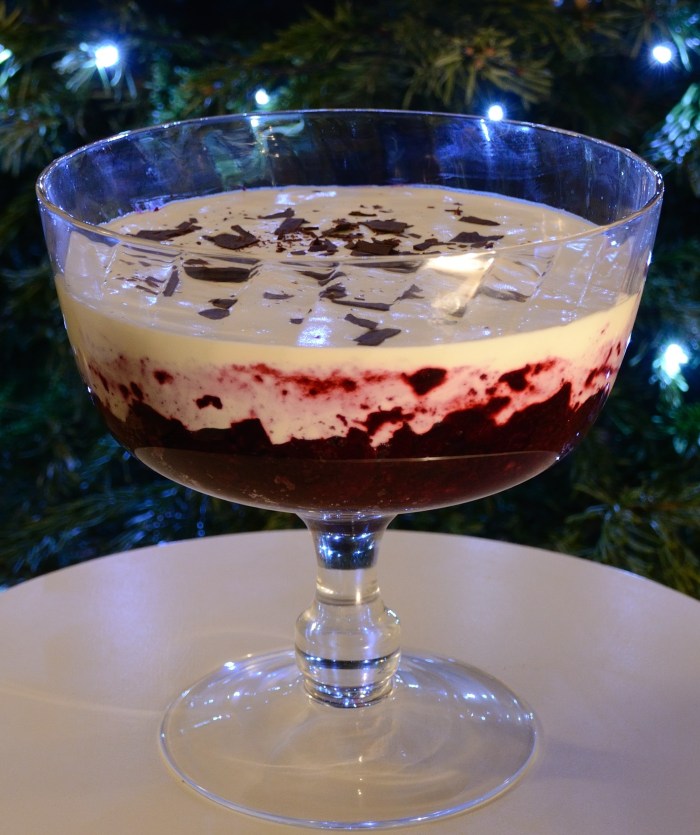 Blackcurrant Trifle