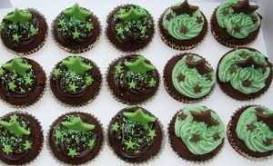 chocolate cupcakes star