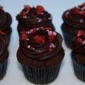 mini chocolate cupcakes strawberry