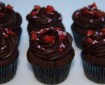 mini chocolate cupcakes strawberry