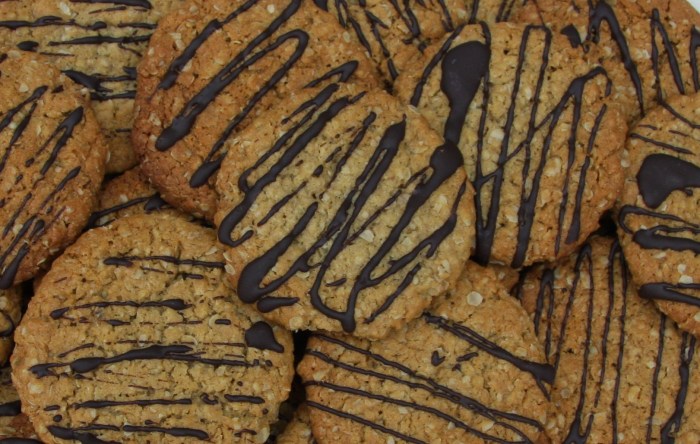 chocolate flapjack cookies