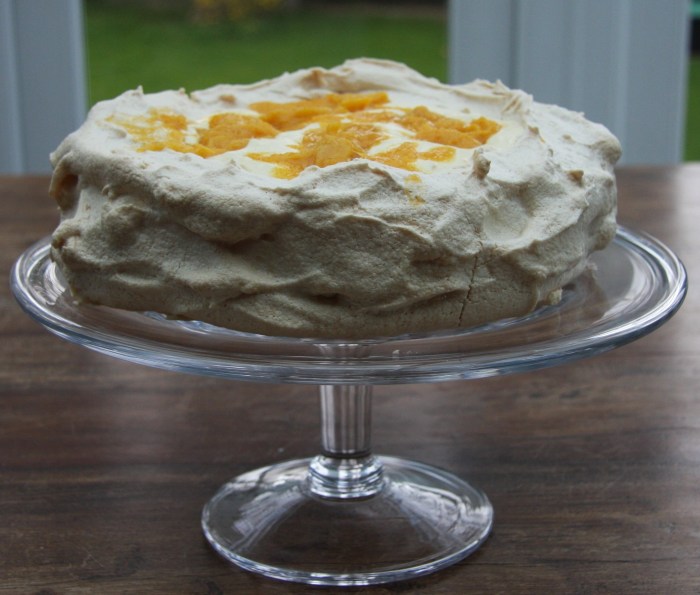 mango pavlova