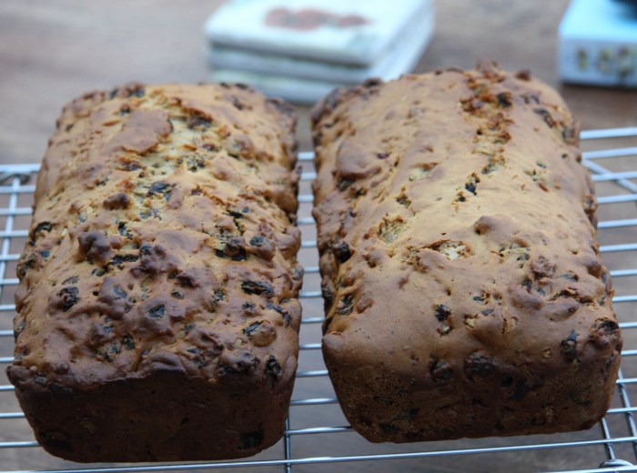 homemade tea bread