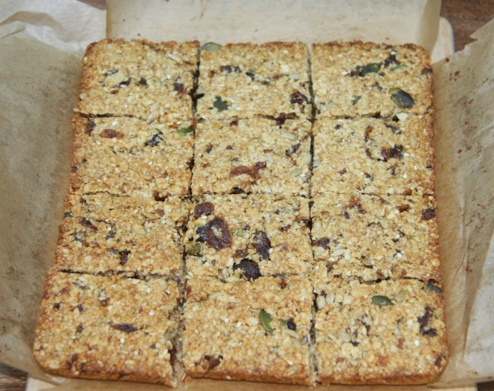 homemade flapjack