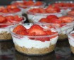 mini strawberry cheesecake
