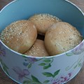 homemade burger buns