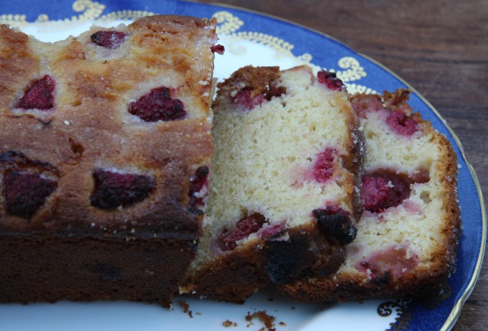 raspberry lemon loaf