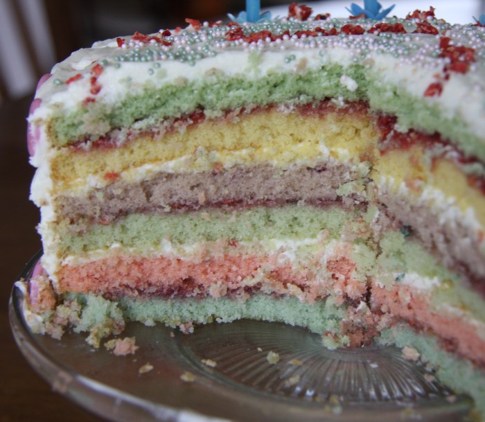 rainbow cake
