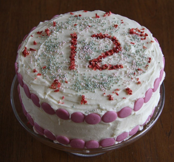 rainbow birthday cake