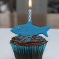 shark cupcake