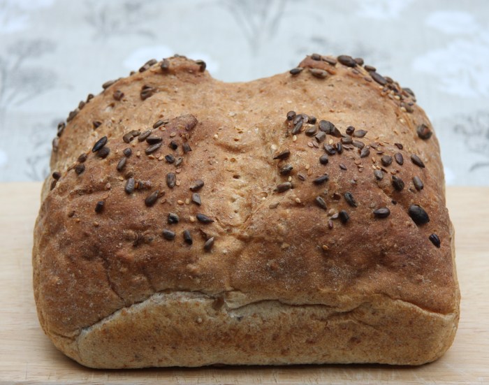 wholemeal seed grain bread