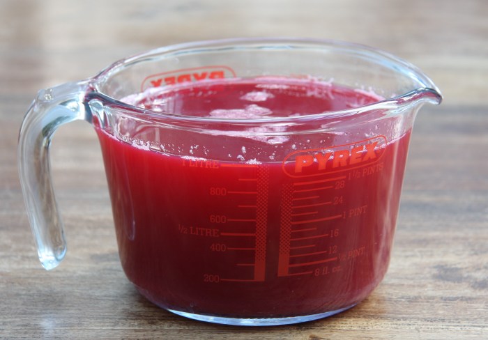redcurrant juice