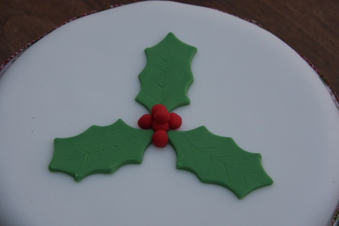 christmas cake decoration