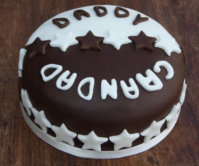 half chocolate half vanilla cake