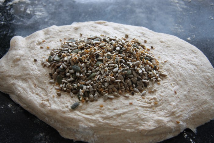 making seeded bread