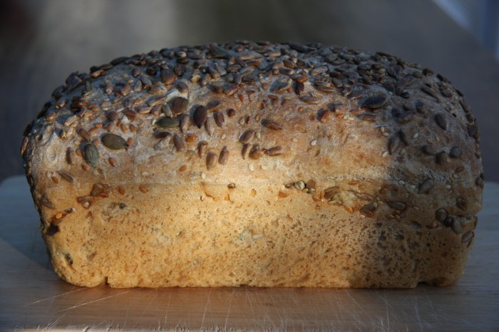 seeded spelt loaf