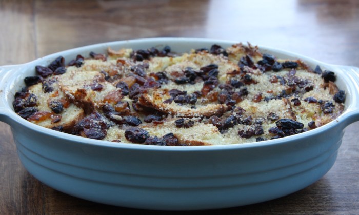 bread and butter pudding