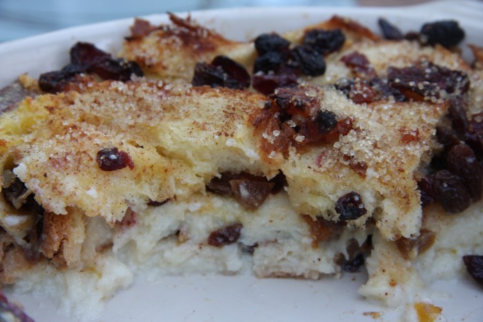 cinnamon bread and butter pudding
