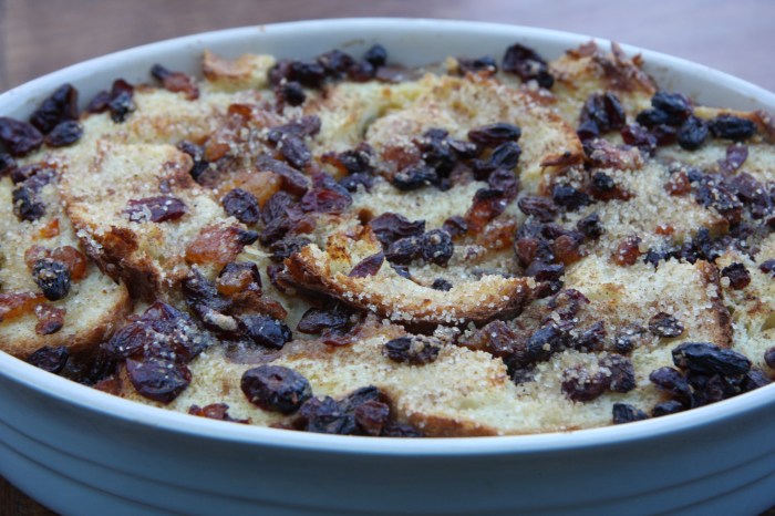 bread and butter pudding
