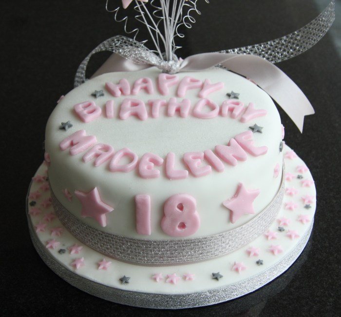18th birthday cake
