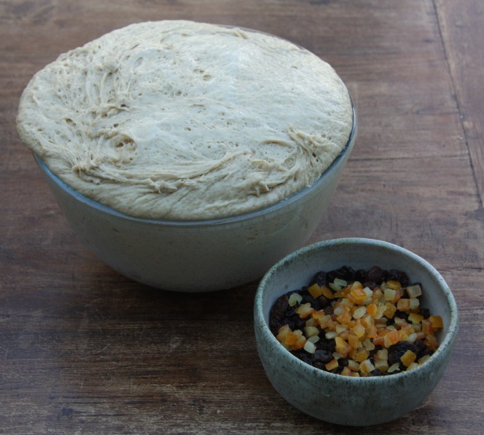 making hot cross buns