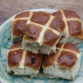 homemade hot cross buns