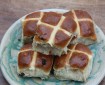 homemade hot cross buns