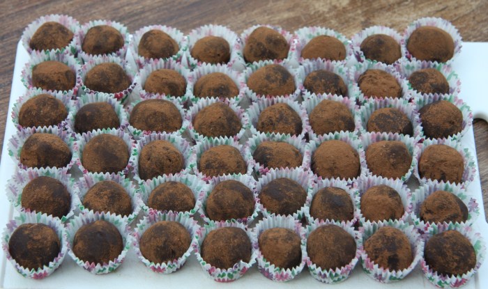 homemade truffles