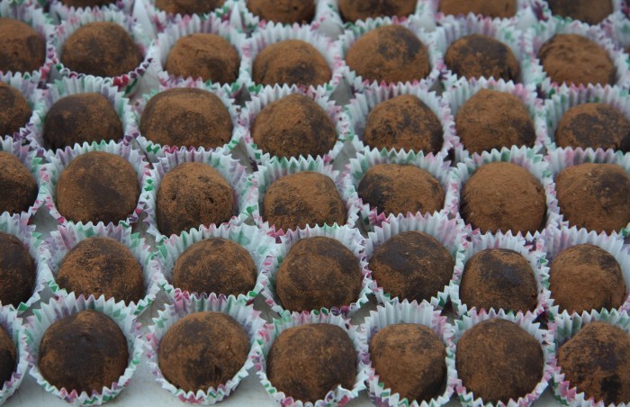chocolate truffles
