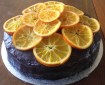 crystallised orange chocolate cake
