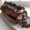 chocolate chestnut roulade