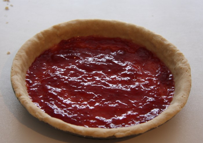 making bakewell tart