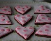 chocolate heart biscuits