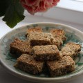 chia oat coconut bars