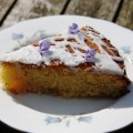 lemon rosemary polenta cake