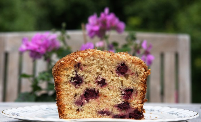 blackberry coconut loaf