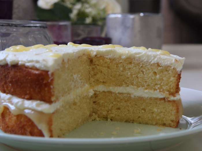 lemon curd sponge