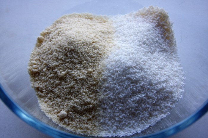 making coconut macaroons