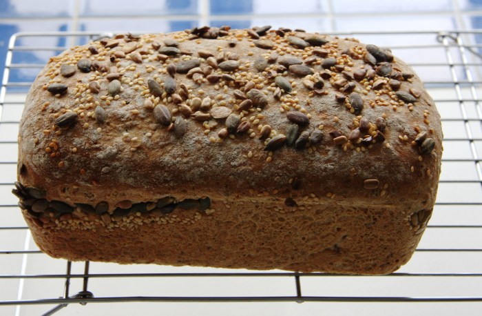 home made seeded bread