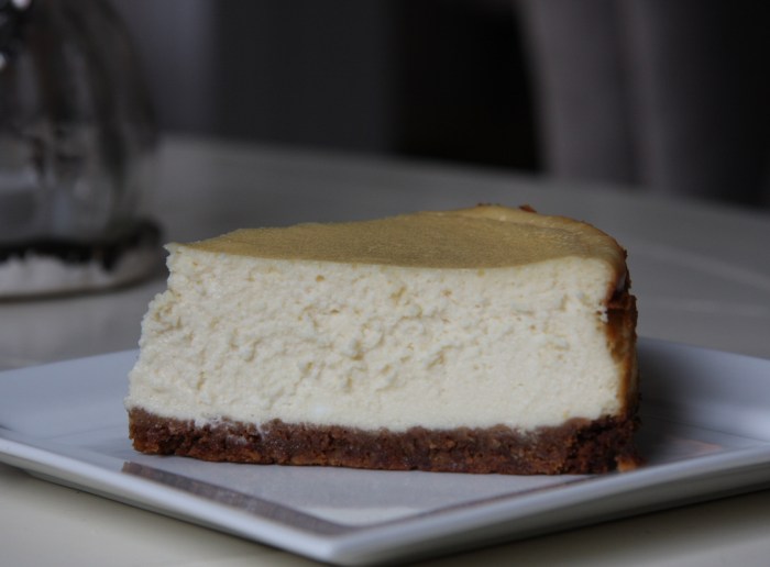 vanilla baked cheesecake