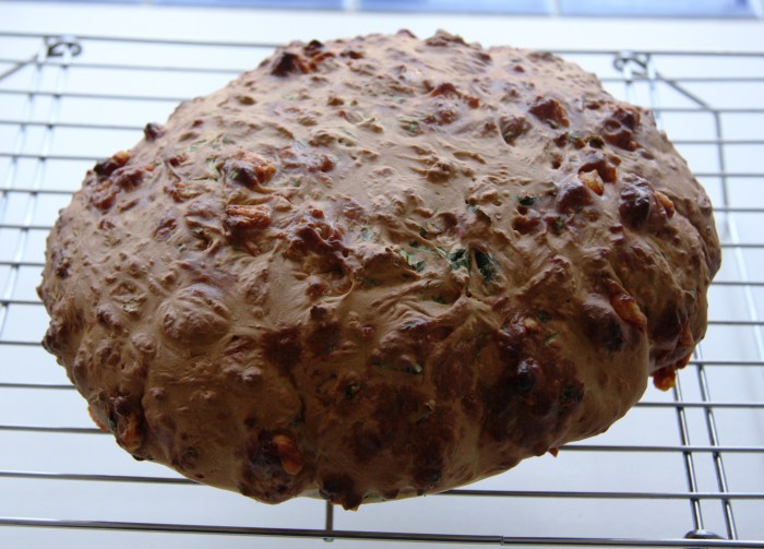 watercress cheese soda bread