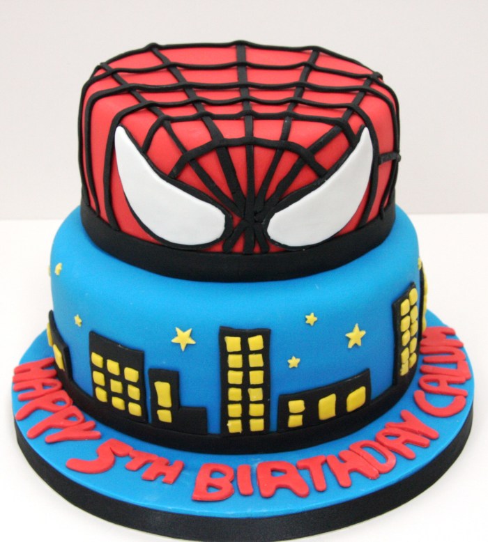 spiderman cake