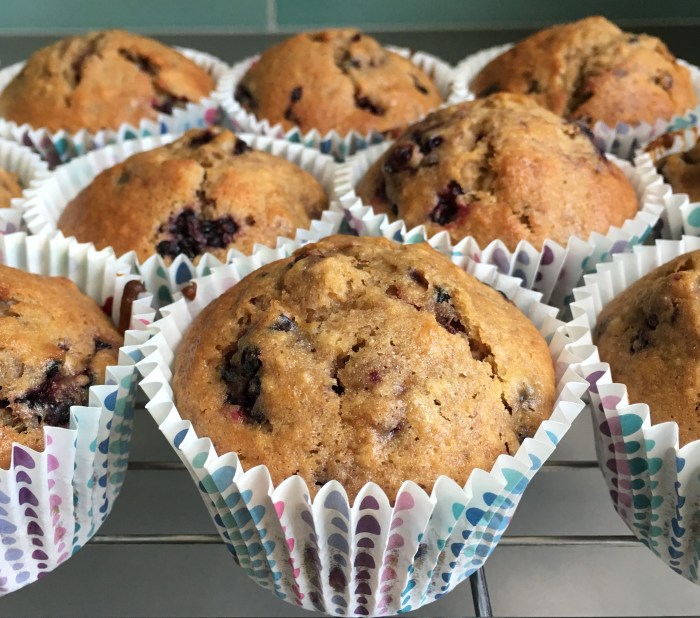blackberry muffins