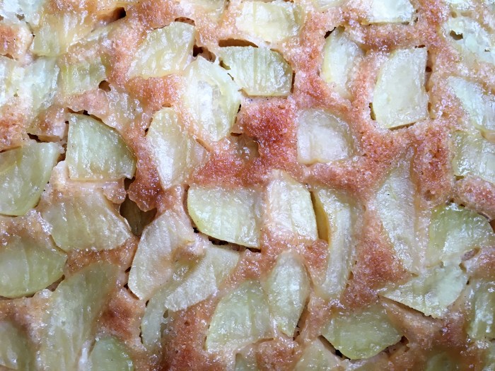 upside down apple cake