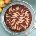 pear chocolate upside down cake