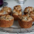 Rhubarb friands