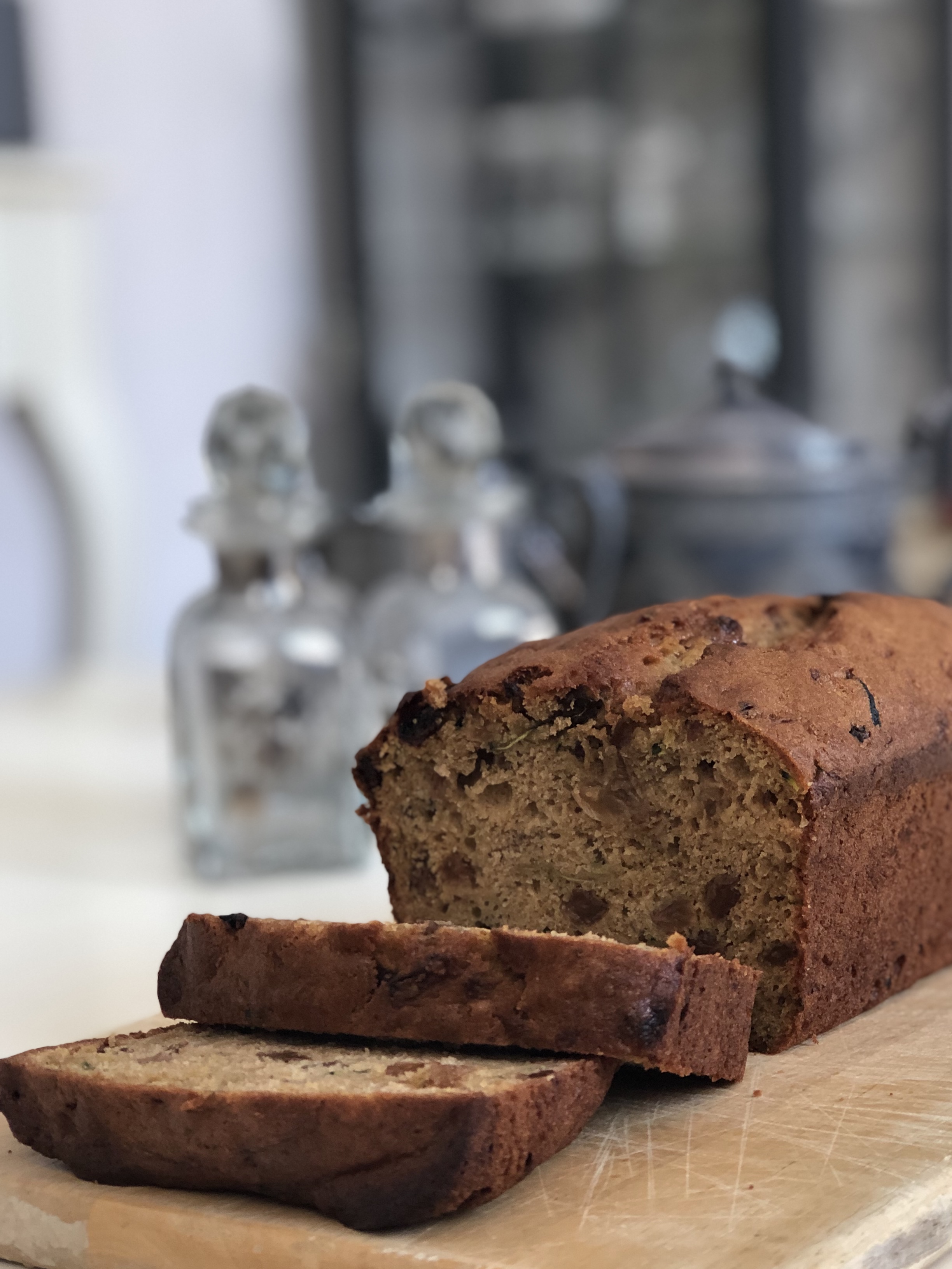 banana courgette loaf
